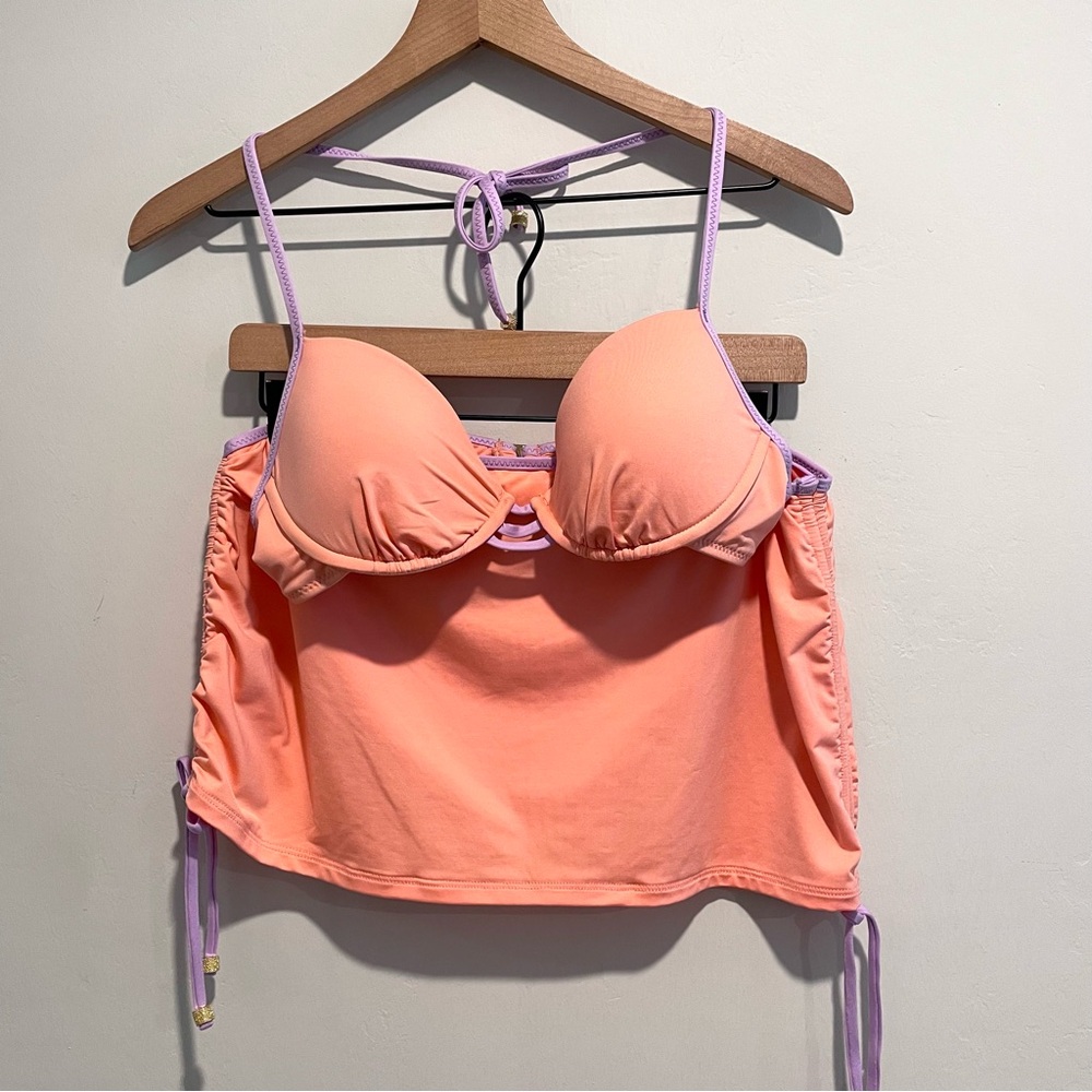 Cremieux 2PC Swim Bikini Top + Swim Skirt
